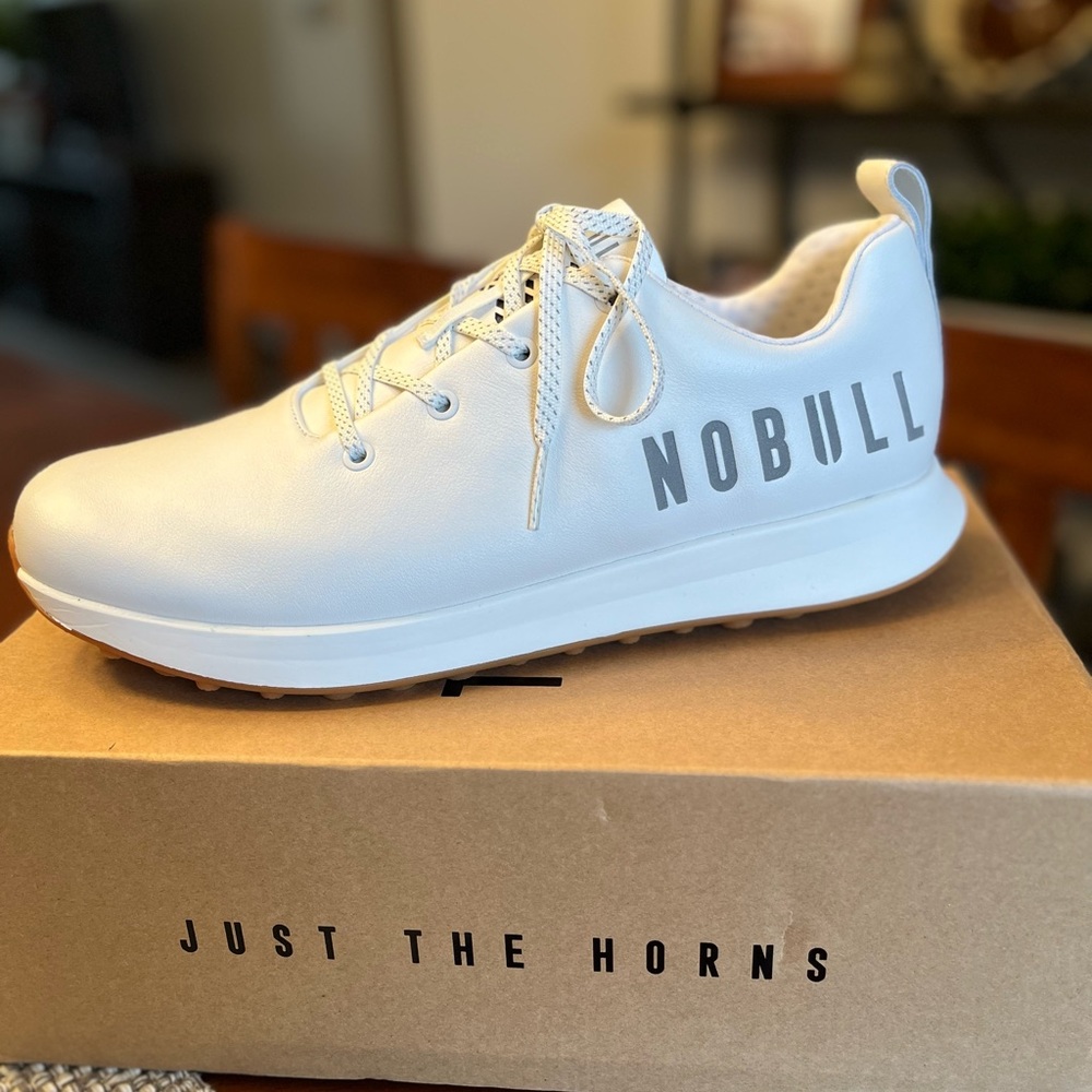 Nobull Men’s Leather Golf shoes Sz 12